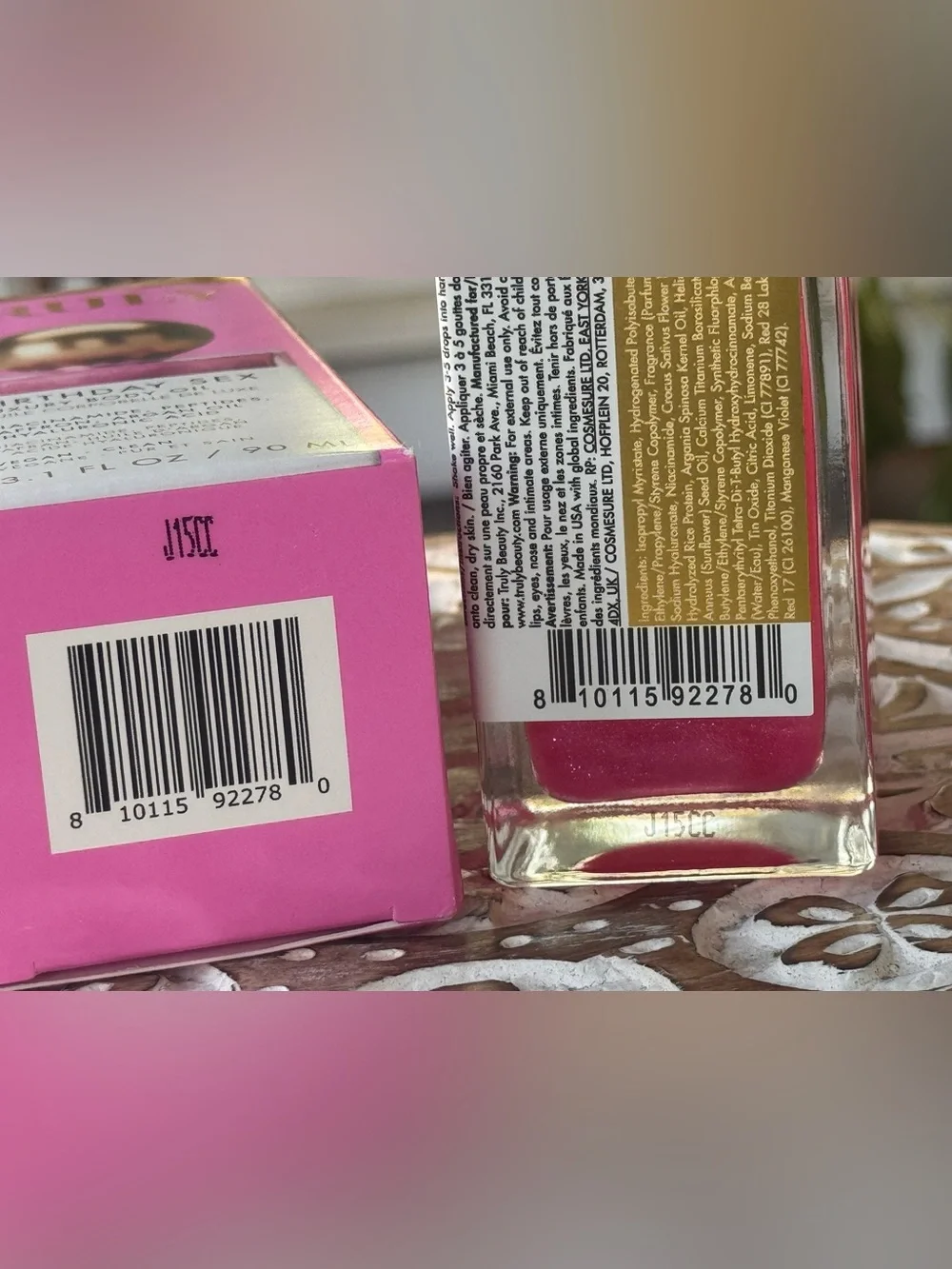 Truly Birthday Sex Luxury Body Oil Shimmer 3.1 oz New in Box
